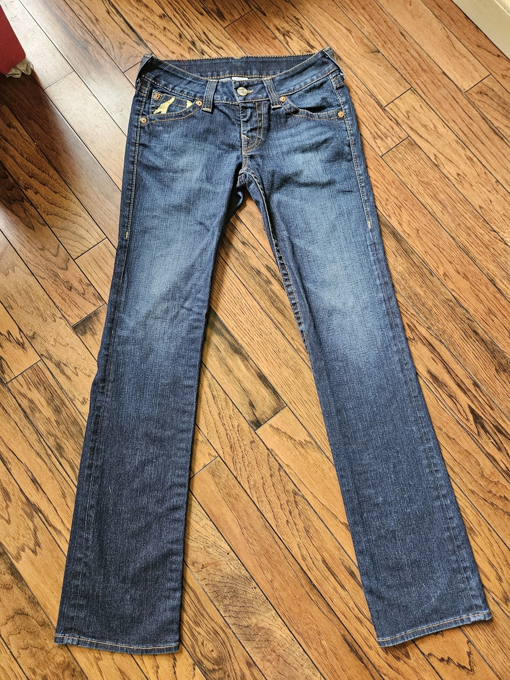 True Religion Women's Dark Blue Boot Cut Jeans